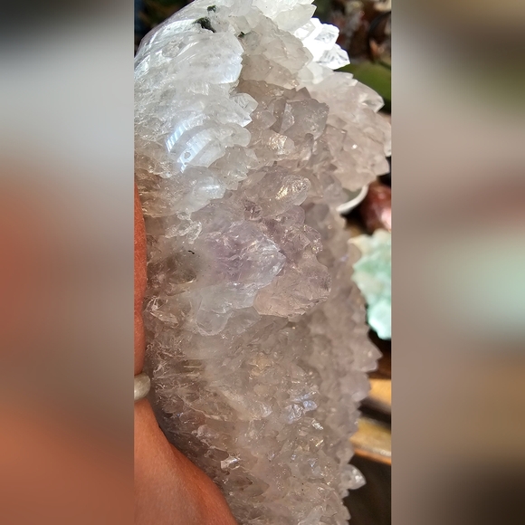 Large Natural Clear Quartz w/light Pink Hue - Picture 7 of 16